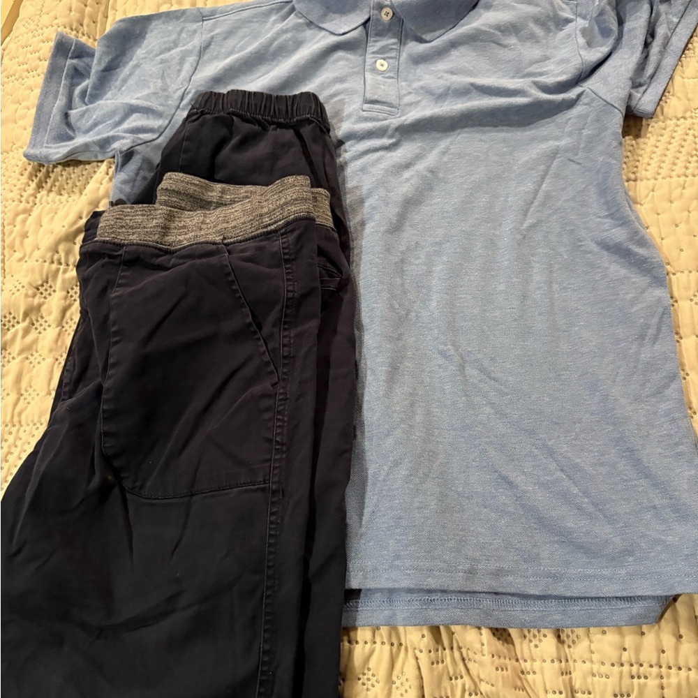 Wonder Nation Blue Polo Shirt